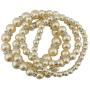 Coiris 4pcs /Set Imitation Pearl Bracelets Crystal Women Multi Layer (BR1113)