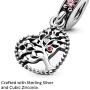 Pandora Jewelry Tree of Love Cubic Zirconia Charm in Sterling Silver