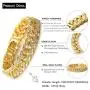 Halukakah Cuban Link Chain for Men Iced Out,15MM/20MM Mens Gold Chain Miami 18k Real Gold Plated/Platinum White Gold Finish Choker Necklace Bracelet,Full Cz Diamond Cut Prong Set,Gift for Him