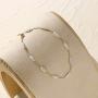 NECOCY 14K Gold Plated Dainty Pearl Anklet Tiny Summer Beach Ankle Bracelet for Women Girls