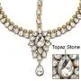MUCH-MORE Gorgeous Style Stunning Gold Plated Kundan Stone Indian Matha Patti Head Partywear Jewelry for Women