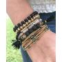 Kinsley Armelle Farrah Collection - Coal Bracelet