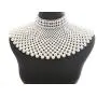 Fine Fashion Handmade Beaded Bib Egyptian Pearl Necklace Collar Women Dress Statement Choker Accessories
