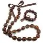 BlueRica Kukui Nut Lei Necklace/Bracelet Set