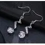 Rakumi Crystal Dangling Earrings Womens Elegant Wedding Bridal Earrings Party Jewelry