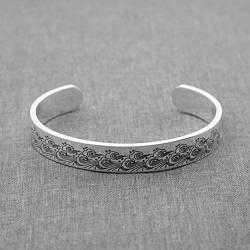 Arifoo Bracelets for Women Personalized Inspirational Jewelry Mantra Cuff Bangle Friend Encouragement Gift for Her