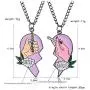 COLORFUL BLING Best Buds BFF Best Friends Valentine Cannabis Pot Matching Pendant Necklaces Gift Set of 2 COLORFUL BLING Best Buds BFF Best Friends Valentine Cannabis Pot Matching Pendant Necklaces Gift Set of 2