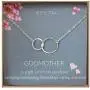 EFYTAL Godmother Gifts From Godchild Sterling Silver Interlocking Circle Necklace Proposal Gift For Girl Baptism EFYTAL Godmother Gifts From Godchild Sterling Silver Interlocking Circle Necklace Proposal Gift For Girl Baptism