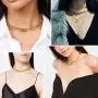 GoldChic Jewelry 5mm/12mm/23mm Chokers Gold Chain Necklace for Women,Hip Hop Turnover/Paperclip Chain Necklace, Thick Chunky Choker Chain Necklace 16”18”20”,Gift Box Included