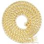 Nuragold 14k Yellow Gold 6.5mm Miami Cuban Link Chain Pendant Necklace, Mens Jewelry Box Clasp 20'' 22'' 24'' 26'' 28'' 30''