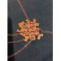 Lux Accessories Burnish Gold Always Together Puzzle Best Friends BFF Necklace