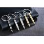 Custom Personalized Stainless Steel Bullet Urn Keychain Keyring Ashes Memories Keychain for Men Boy Women Army Police Gift