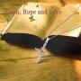 INFUSEU Sterling Silver Cross Pendant Necklaces for Women Faith Hope Love Gifts, 18 Inch Chain