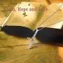 INFUSEU Sterling Silver Cross Pendant Necklaces for Women Faith Hope Love Gifts, 18 Inch Chain