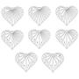 MyNameNecklace Engraved Heart Family Names Necklace with Diamond Personalized Inscription Customization for Wife Mother Women Jewelry Gift
