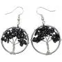 YACQ Natural Gemstone Tree Dangle Drop Earrings Handcrafted Jewelry for Women YACQ Natural Gemstone Tree Dangle Drop Earrings Handcrafted Jewelry for Women