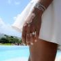 espere 3 Ct CZ Solitaire Engagement Ring Sterling Silver White Gold Plated