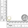 AVORA Gold Heart Creole Hoop Earrings - 10K 3-Tone or 14K/10K Yellow Gold