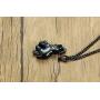 XUANPAI Elephant Urn Necklace for Ashes Cremation Keepsake Locket Memorial Pendant for Men Women