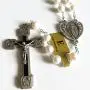 elegantmedical Stations of the Cross Prayer Rosary Real White Pearl Beads Necklace Catholic Gifts Box elegantmedical Stations of the Cross Prayer Rosary Real White Pearl Beads Necklace Catholic Gifts Box