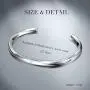 CIUNOFOR Black White Bracelet Polished Stainless Steel Cuff Bangle Bracelet for Men Boys with Simple Twisted Line Design CIUNOFOR Black White Bracelet Polished Stainless Steel Cuff Bangle Bracelet for Men Boys with Simple Twisted Line Design