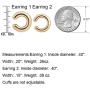 Obidos Cuff Earrings for Women 14K Gold Plated Ear Cuffs for Non Pierced Ears Cartilage Earrings