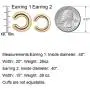 Obidos Cuff Earrings for Women 14K Gold Plated Ear Cuffs for Non Pierced Ears Cartilage Earrings Obidos Cuff Earrings for Women 14K Gold Plated Ear Cuffs for Non Pierced Ears Cartilage Earrings