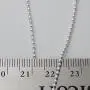 FashionJunkie4Life Italian 925 Sterling Silver 1.5mm Ball Bead Chain Necklace - 16, 18, 20, 22, 24, 30'' FashionJunkie4Life Italian 925 Sterling Silver 1.5mm Ball Bead Chain Necklace - 16, 18, 20, 22, 24, 30''