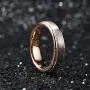 King Will Duo Unisex 5mm 6mm 7mm 8mm 18k Rose Gold Plated Tungsten Carbide Ring Two Tone Wedding Band King Will Duo Unisex 5mm 6mm 7mm 8mm 18k Rose Gold Plated Tungsten Carbide Ring Two Tone Wedding Band