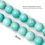 PWMENLK Jewelry,8MM Turquoise 108 Rosary Prayer Mala Beads Tree of Life 7 Chakra Bracelet Necklace