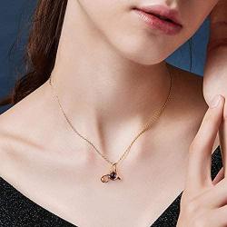M MOOHAM Initial Necklace for Women Gift - 26 A-Z Initial Letters Necklace Jewelry Personalized 100 Languages I Love U Pendant Necklace Best Gifts for Women Girl Mothers Day Birthday Parties