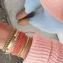 KELITCH Handmade Strands Bracelets Tiny Colorful Crystal Seed Beaded Bracelets Adjustable Rope Hand Chains KELITCH Handmade Strands Bracelets Tiny Colorful Crystal Seed Beaded Bracelets Adjustable Rope Hand Chains