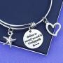 Ribukat Inspirational Bracelet Believe in Yourself You Will Be Unstoppable Bracelet Jewelry Gifts Encouragement Gift