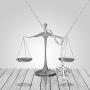 BEKECH Infinity and Scales of Justice Pendant Y Necklace Lawyer Necklace Law Student Graduation Gift New Lawyer Gift Attorney Gift