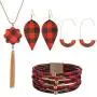 Christmas Plaid Print Leopard Jewelry Set Christmas Plaid Snowman Plaid Leather Faux Leather Teardrop Drop Dangle Earrings Necklace Bracelet Set for Women Girls Gifts Jewelry Christmas Plaid Print Leopard Jewelry Set Christmas Plaid Snowman Plaid Leather Faux Leather Teardrop Drop Dangle Earrings Necklace Bracelet Set for Women Girls Gifts Jewelry