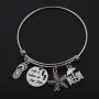 Gzrlyf Flip Flops Bracelet Bangle Vacation Bracelet Summer Beach Jewelry Life is Better in Flip Flops Bracelet Beach Lover Gift