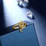 beautlace Cute Cat Adjustable Rings 18K Gold/Silver/Black Gun Plated Lovely Cats Animals Open Ring Jewelry for Women KR0029