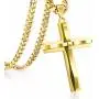 Hermah Mens Women Jewelry Gold Black Silver Cross Pendant Necklace Stainless Steel Curb Cuban Link Chain 18-24inch Hermah Mens Women Jewelry Gold Black Silver Cross Pendant Necklace Stainless Steel Curb Cuban Link Chain 18-24inch