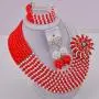 laanc Jewellery 8 Rows Red and Multicolor Gradient Crystal African Beads Nigerian Wedding Jewelry Sets laanc Jewellery 8 Rows Red and Multicolor Gradient Crystal African Beads Nigerian Wedding Jewelry Sets