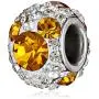 Disney Stainless Steel Mickey Crystal Birthstone Bead Charm Disney Stainless Steel Mickey Crystal Birthstone Bead Charm
