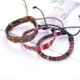 Finrezio 24 Pcs Braided Leather Bracelet Set for Women Men Wristbands Boho Ethnic Tribal Linen Hemp Cords Beads Wrap Bracelets String Handmade Jewelry Finrezio 24 Pcs Braided Leather Bracelet Set for Women Men Wristbands Boho Ethnic Tribal Linen Hemp Cords Beads Wrap Bracelets String Handmade Jewelry