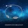 ONEFINITY Evil Eye Bracelet Sterling Sliver with Blue Cubic Zirconia Evil Eye Hasma Hand Fatima Jewelry Gifts for Women Her ONEFINITY Evil Eye Bracelet Sterling Sliver with Blue Cubic Zirconia Evil Eye Hasma Hand Fatima Jewelry Gifts for Women Her