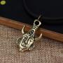 Townus 2 Pieces Supernatural Deans Amulet Necklace Pendant Winchester Two-Sided Double Faced 3D Pendants Jewelry