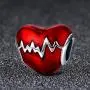 925 Sterling Silver Charms for Charms Bracelet Heartbeat Lucky Charms Red Enamel Love in My Heart… 925 Sterling Silver Charms for Charms Bracelet Heartbeat Lucky Charms Red Enamel Love in My Heart…