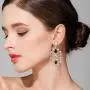 BriLove Womens Vintaged Style Wedding Bridal Crystal Drop Hollow Chandelier Filigree Dangle Earrings BriLove Womens Vintaged Style Wedding Bridal Crystal Drop Hollow Chandelier Filigree Dangle Earrings