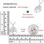 YL Tree Necklace 925 Sterling Silver Tree of Life Pendant Gemstone White/Rose Gold Plated Jewelry