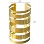 Lux Accessories Wide Cutout Geo Arm Cuff Lux Accessories Wide Cutout Geo Arm Cuff