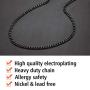 FindChic Men Curb Chain Necklace 18K Gold Plated/Stainless Steel/Black Chunky Double Tight Cuban Link Hip Hop Neck Chains for Men Boys 3.5MM/5MM/6MM/7MM/9MM/12MM 14-30 8 Length Options (Send Gift Box)
