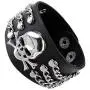 JOVIVI 3pcs Spike Studded Rivets Punk Rock Biker Wide Strap Genuine Leather Bracelets Necklace Chain Wristband Adjustable JOVIVI 3pcs Spike Studded Rivets Punk Rock Biker Wide Strap Genuine Leather Bracelets Necklace Chain Wristband Adjustable