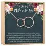 Dear Ava Mother-in-Law Gift Necklace: to My Mother-in-Law, Mother of My Husband, 2 Interlocking Circles Dear Ava Mother-in-Law Gift Necklace: to My Mother-in-Law, Mother of My Husband, 2 Interlocking Circles